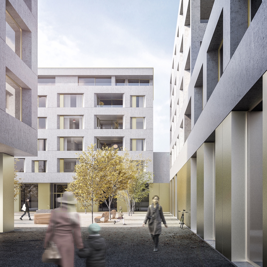 Portacher residential and commercial development, Rapperswil-Jona