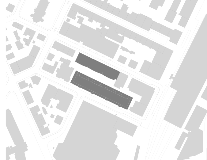 Situationsplan Umnutzung Paul-/Gertrudstrasse, Winterthur, Stücheli Architekten