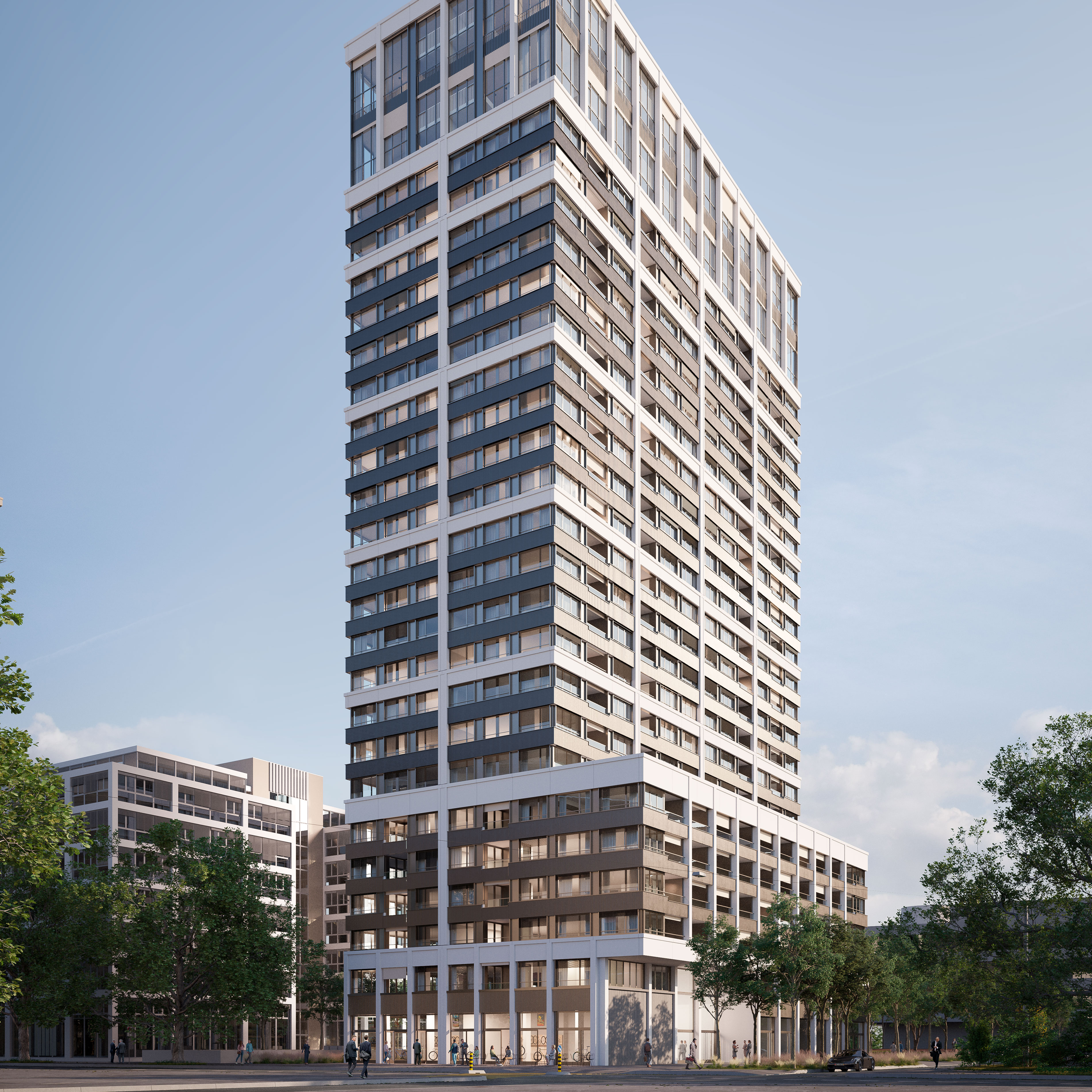 Zurich Architecture Stuecheli Tower Leutschenbach Park View Search