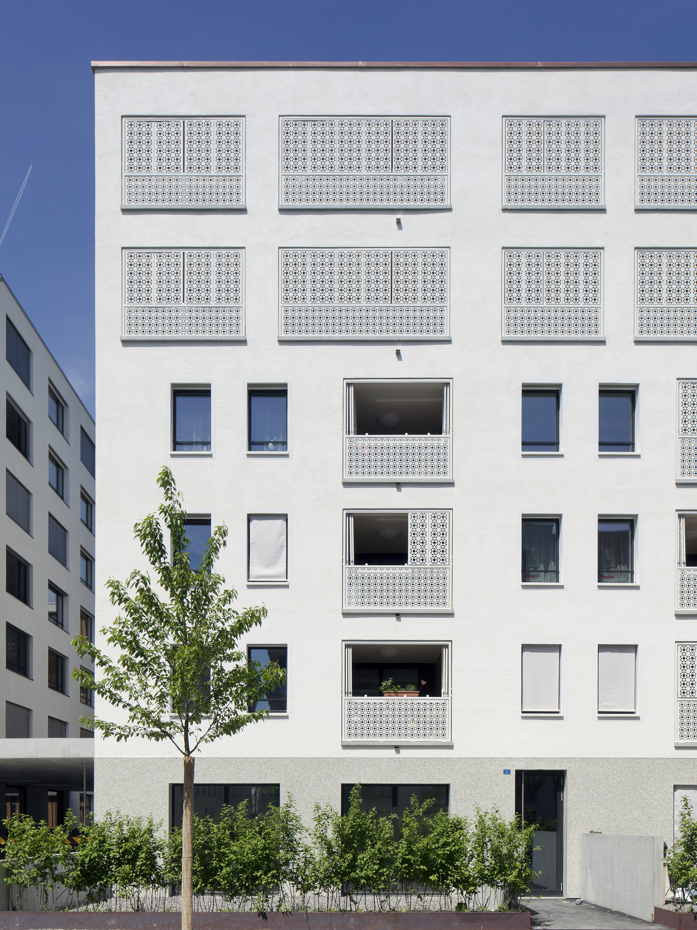 Wohnsiedlung Zypressenhof, Limmatfeld, Dietikon Foto © Reinhard Zimmermann