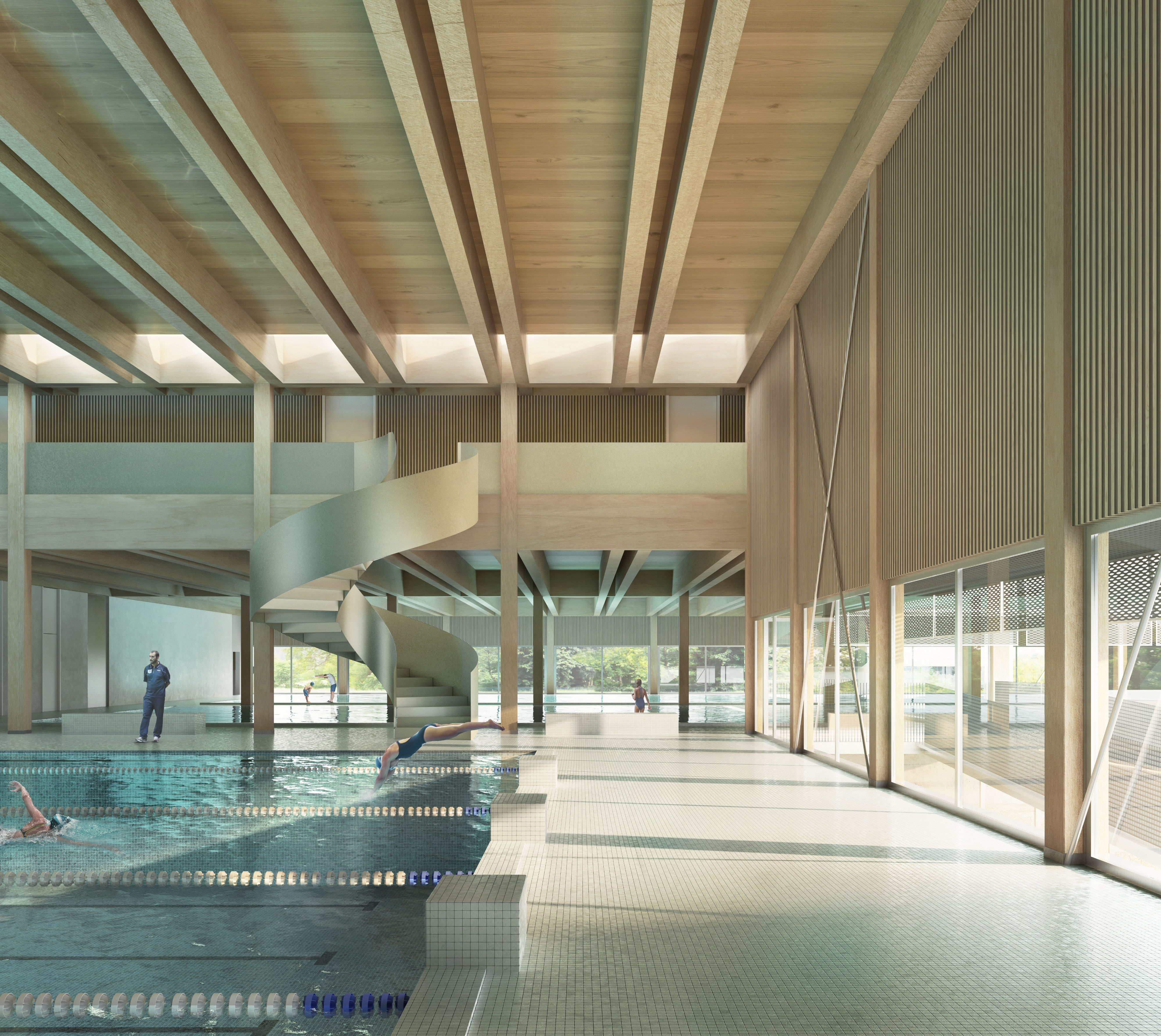 Study Lido swimming pool, Rapperswil-Jona