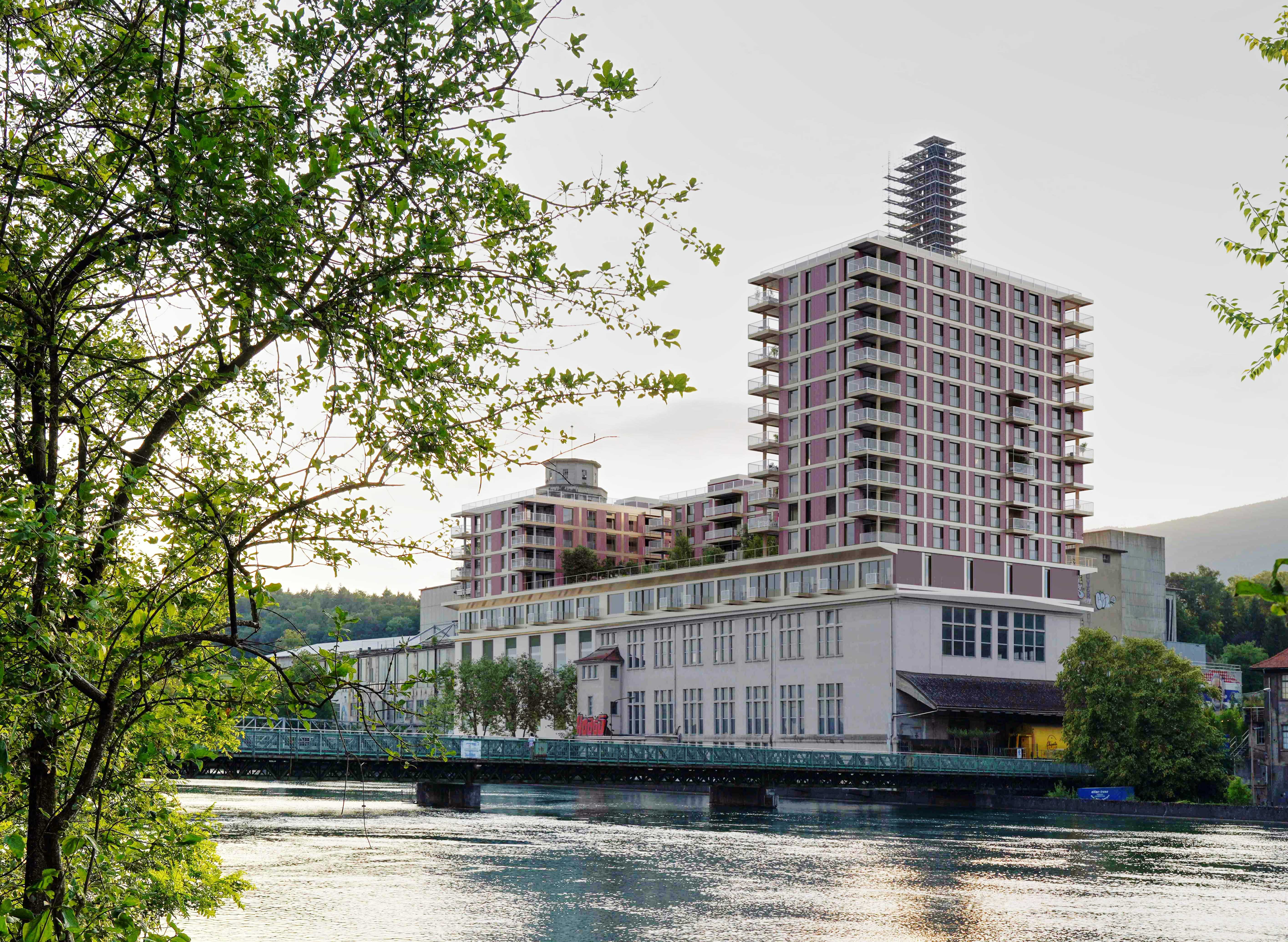 Visualisierung_Stücheli Architekten AG_Attisholz Lagerhaus Riedholz © Indievisual.ch