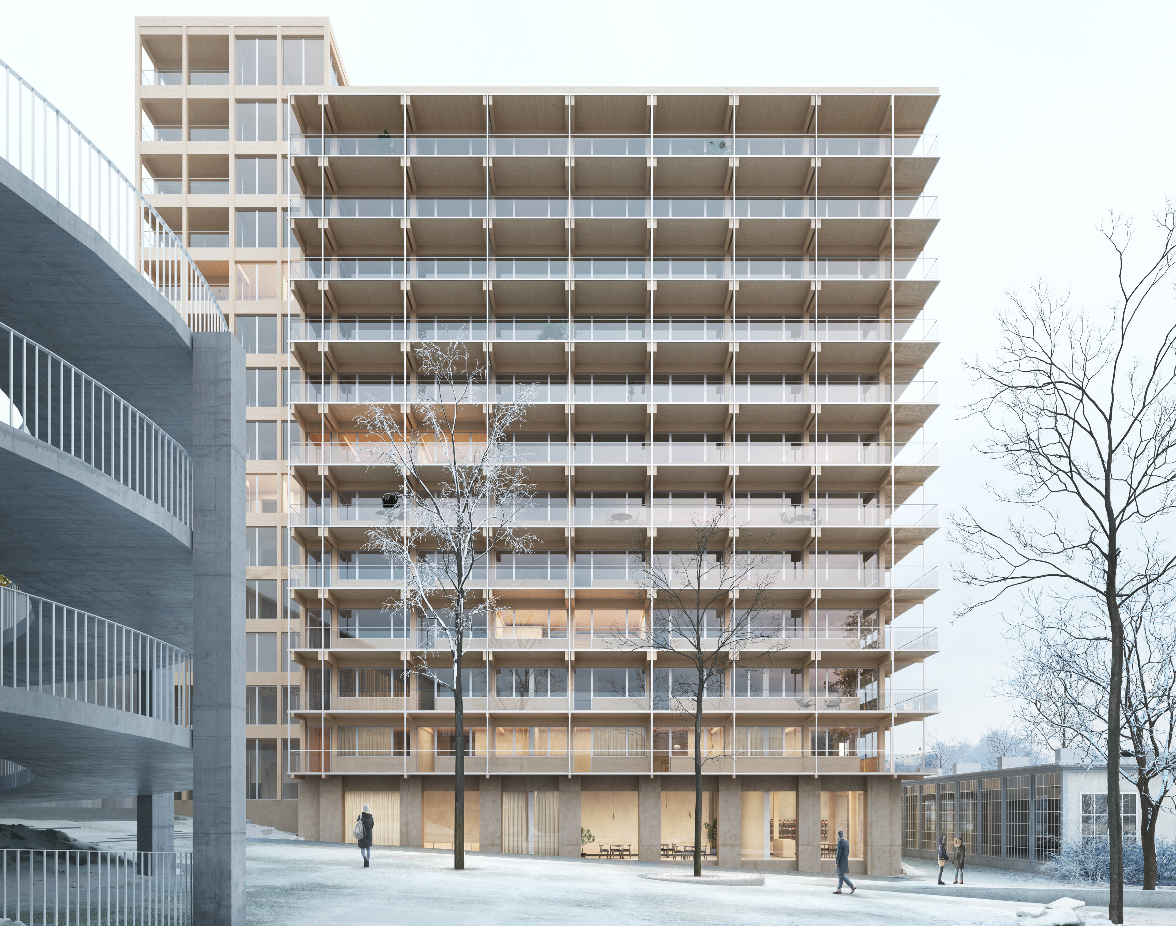 Visualisierung: Kocherei, Attisholz- Areal, Riedholz Stücheli Architekten AG © Filippo Bolognese