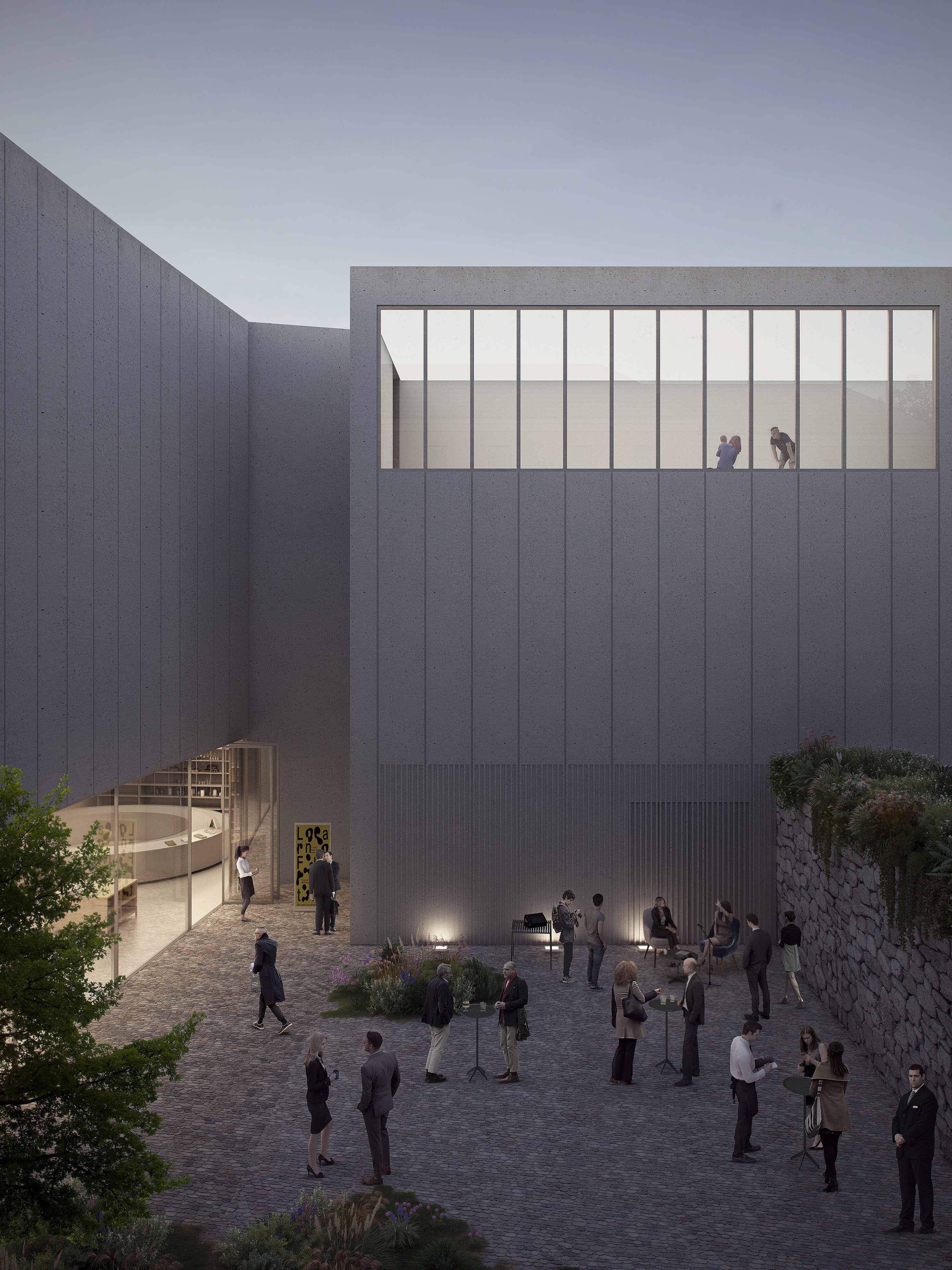 Visualisierung Naturhistorisches Museum des Kanton Tessin © Flooer Studio