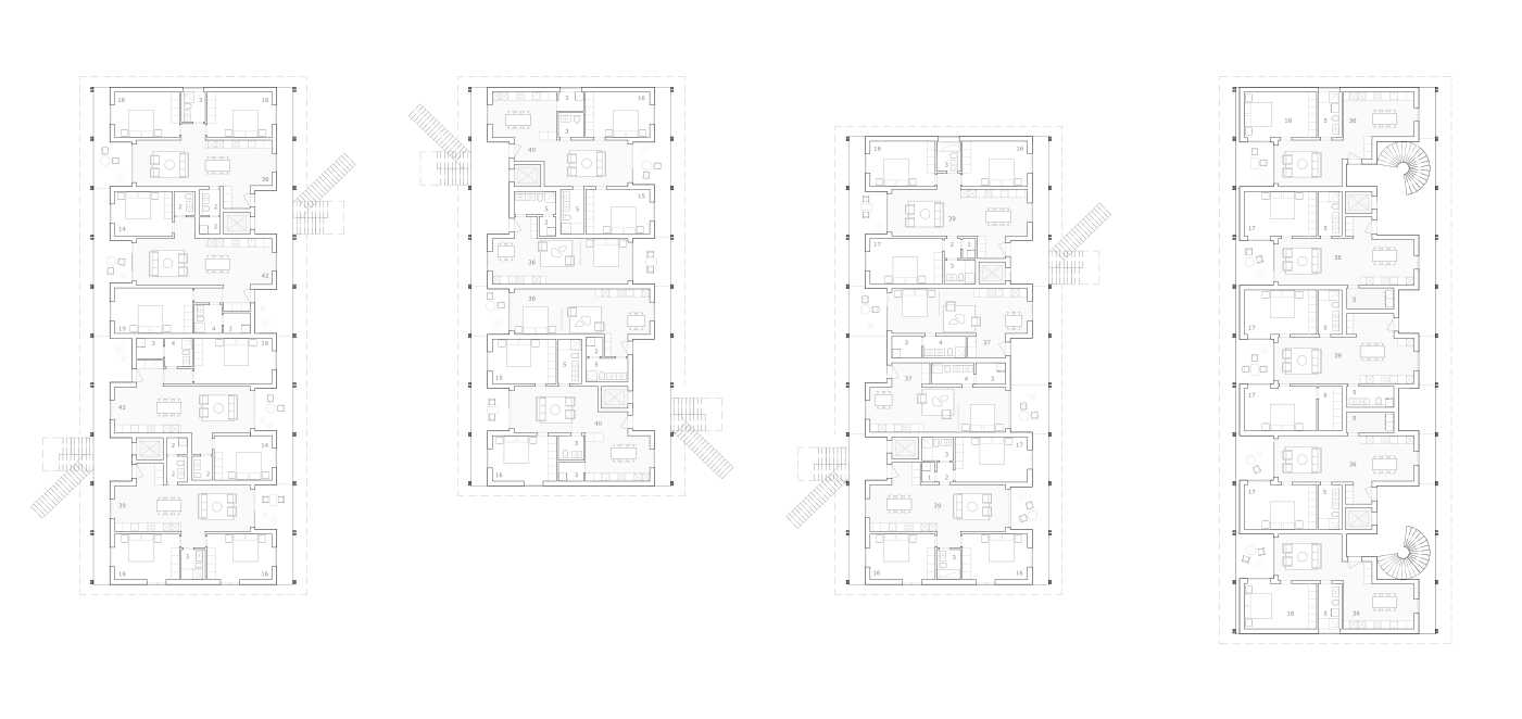 First Floor Housing Development Gubrist, Weiningen © Stücheli Architekten