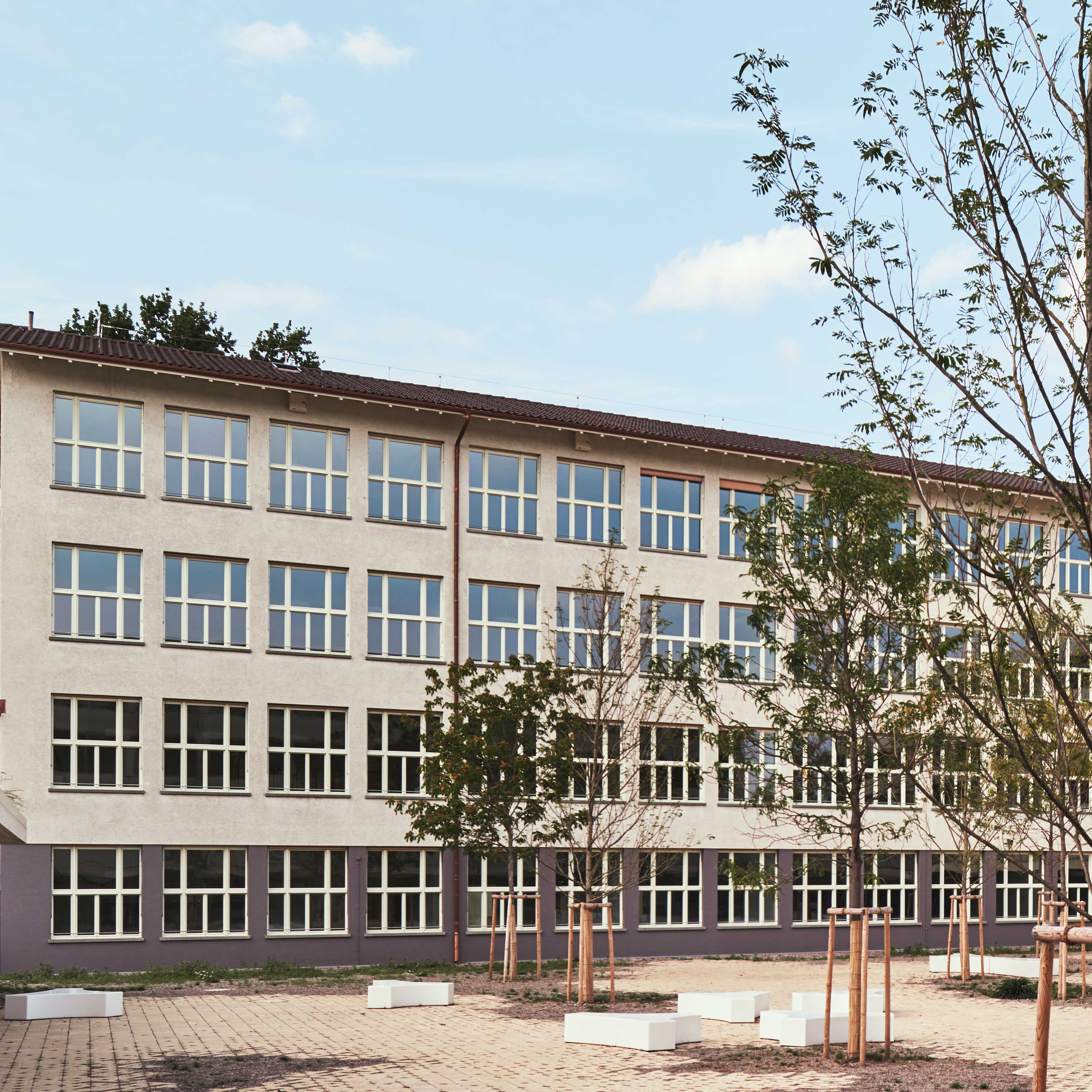 Renovation of the Sandgruben I school building, Basel
