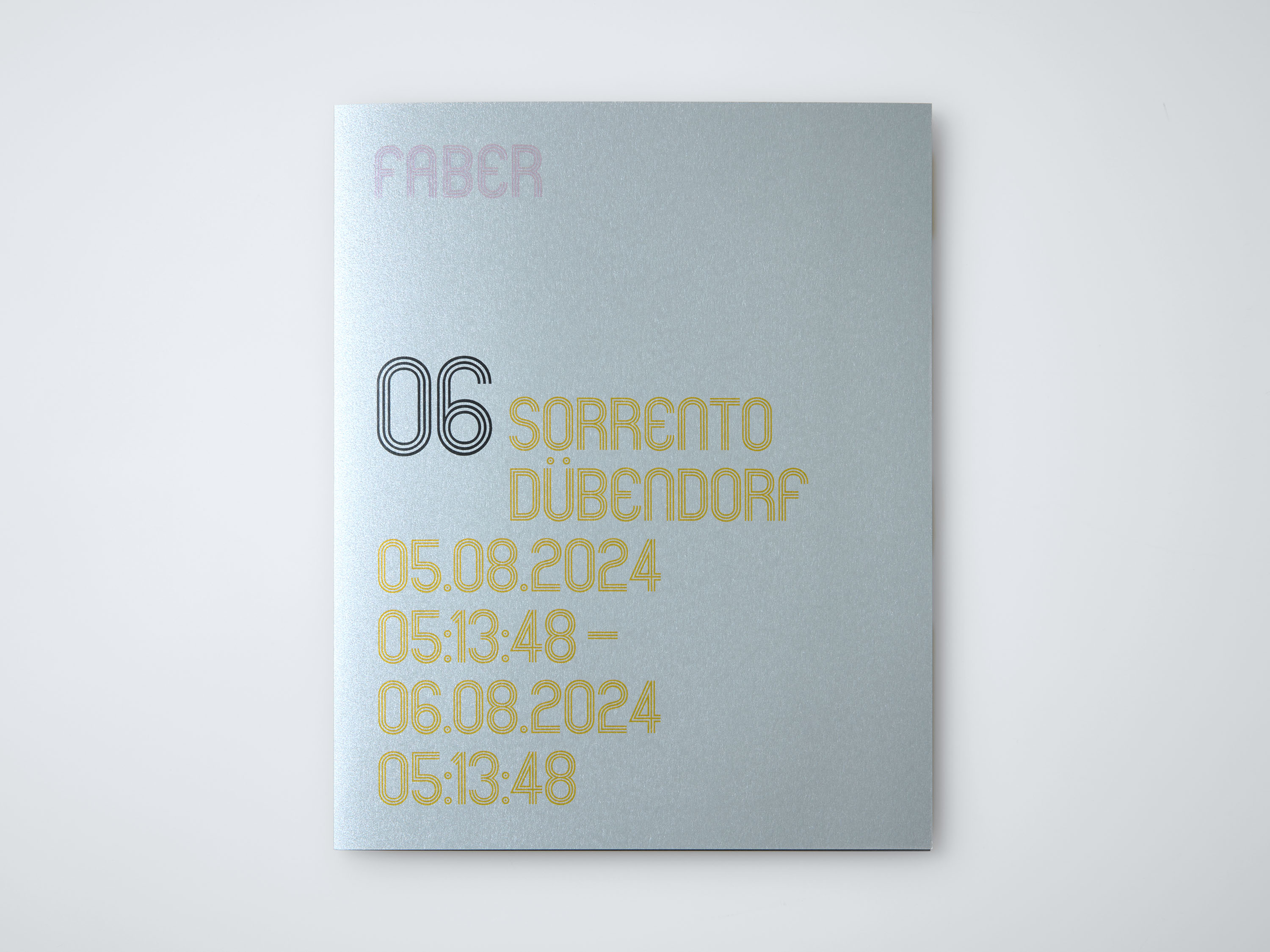 FABER 06 Sorrento Dübendorf 05.08.2024 05:13:48 – 06.08.2024 05:13:48 24 Stunden Foto © Studio Willen