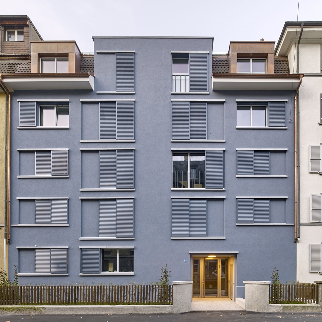 Residential building on Weststrasse, Zurich
