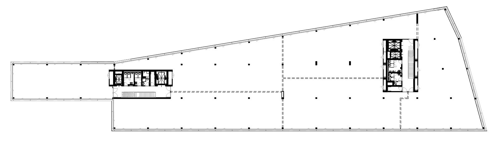 Gewerbehaus B2Binz, Zürich Grundriss 1. OG, Stücheli Architekten AG
