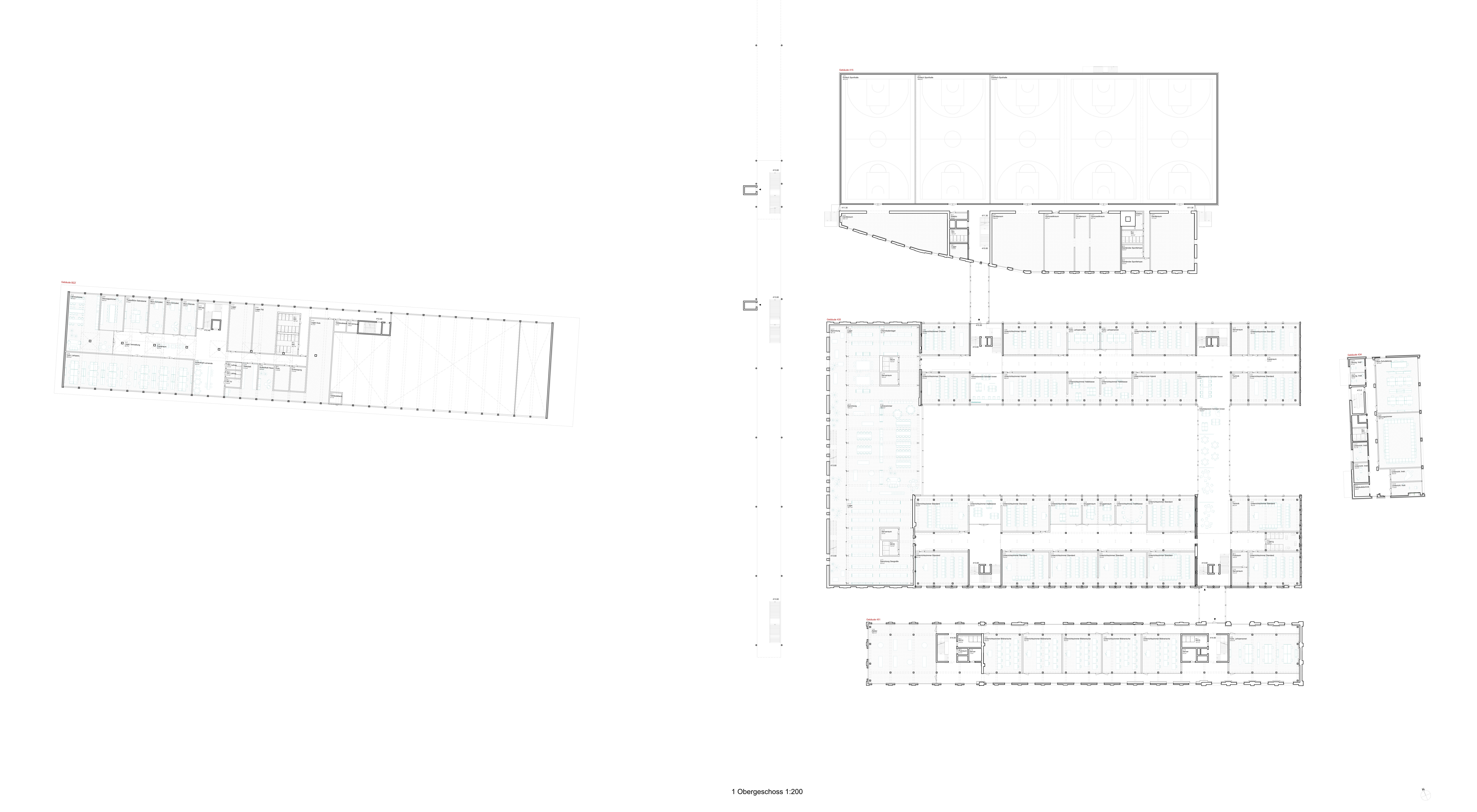 Studienauftrag Kantons- und Berufsfachschule, Uetikon am See © Stücheli Architekten