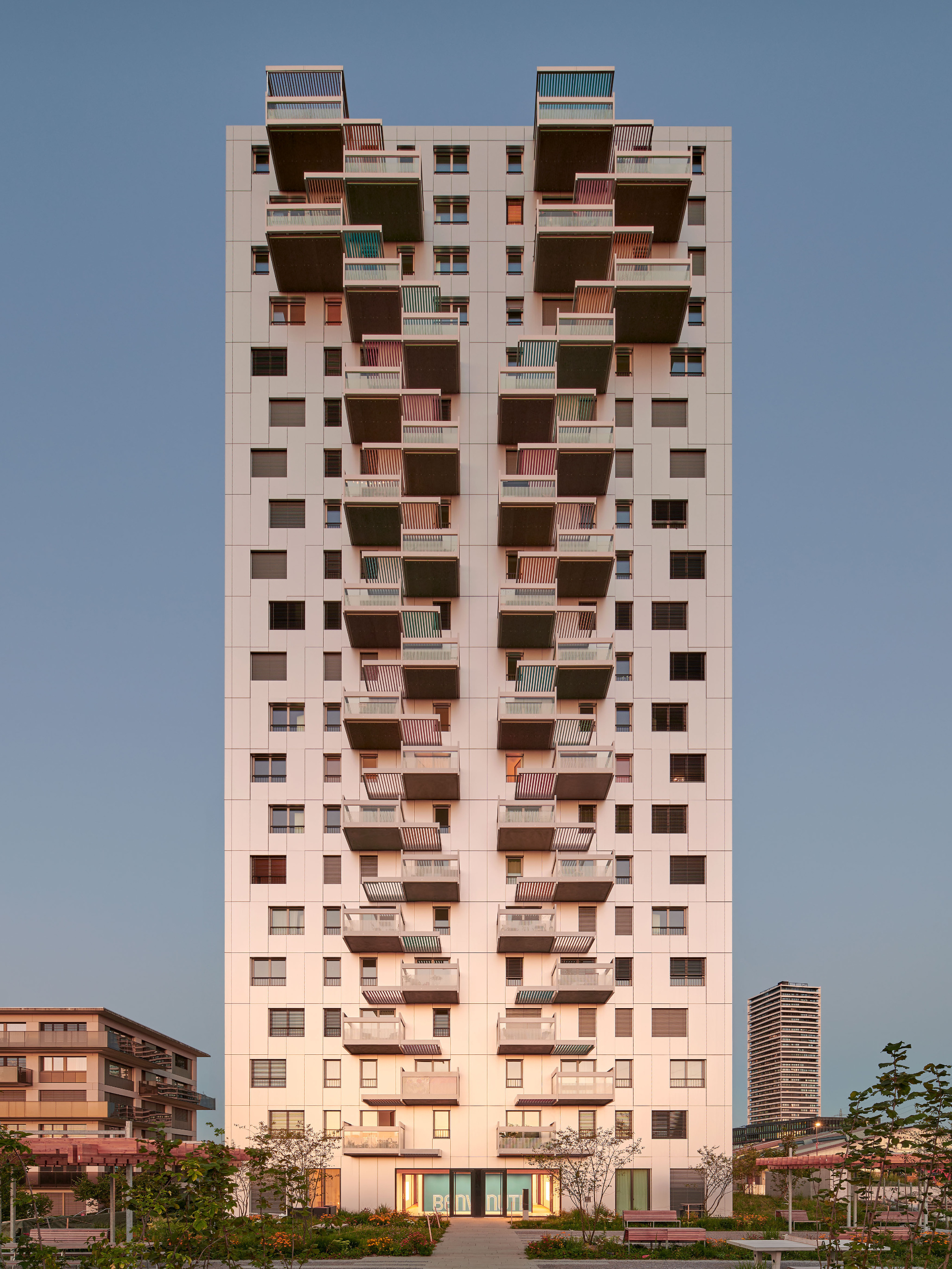 Wohnhochhaus Sorrento, Dübendorf Foto © Studio Willen