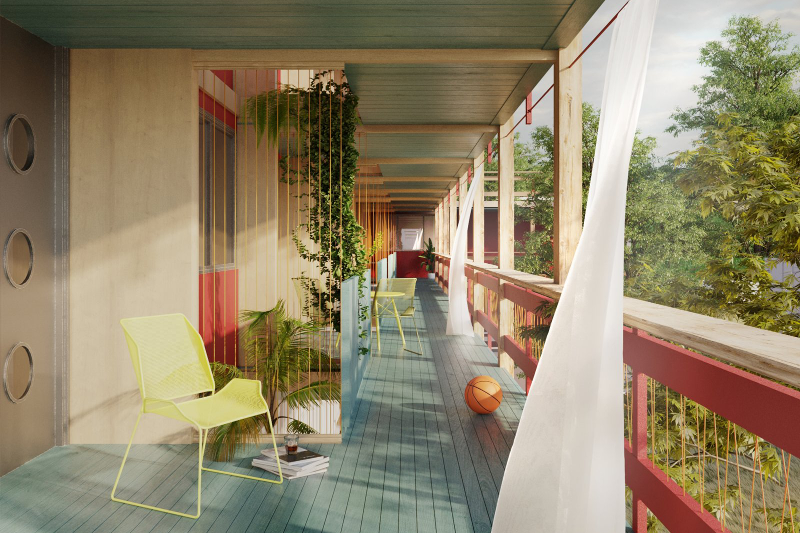 Visualisierung Studienauftrag Arealentwicklung, Gossau © Stücheli Architekten 