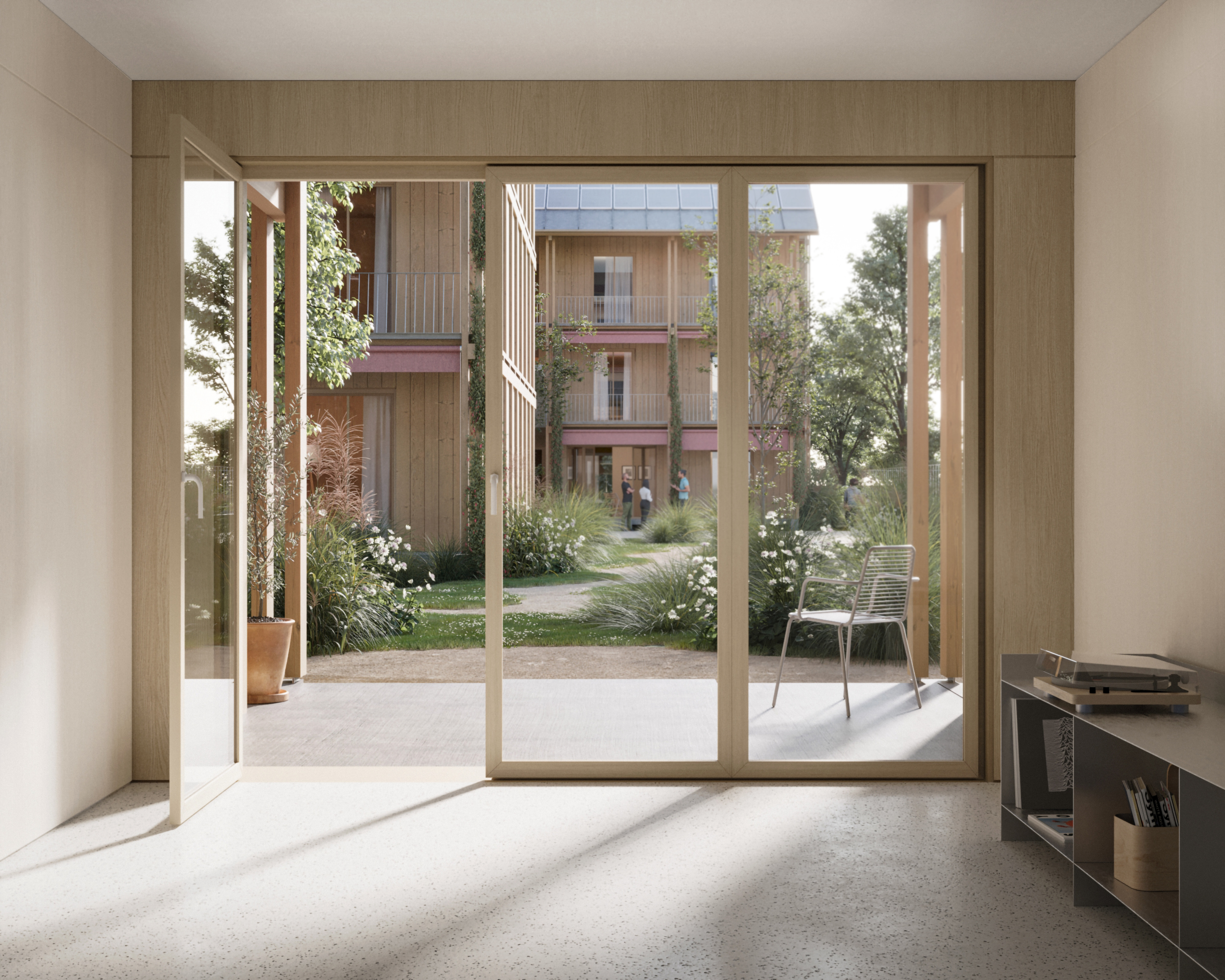 Visualisierung Wohnüberbauung Gubrist, Weiningen © Stücheli Architekten (1)