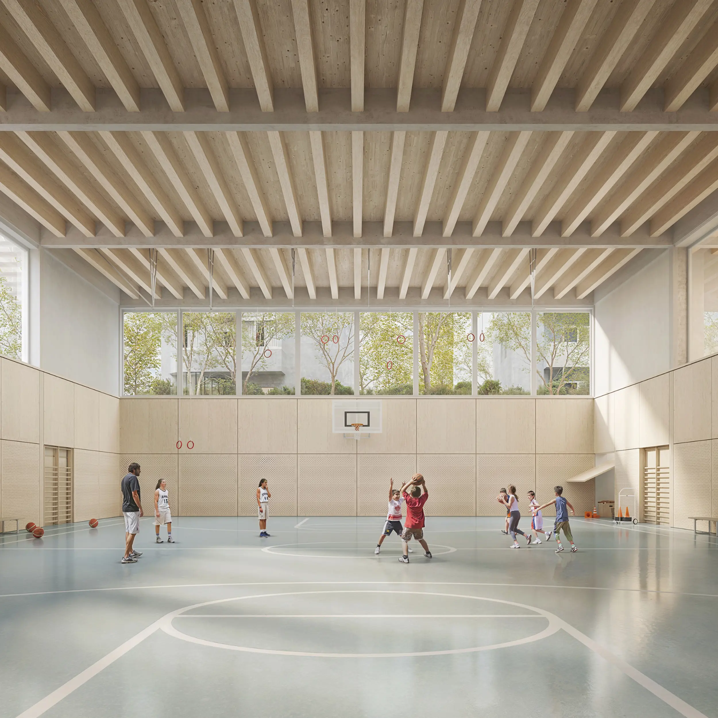 Studienauftrag Sporthalle Seefeld, Zürich