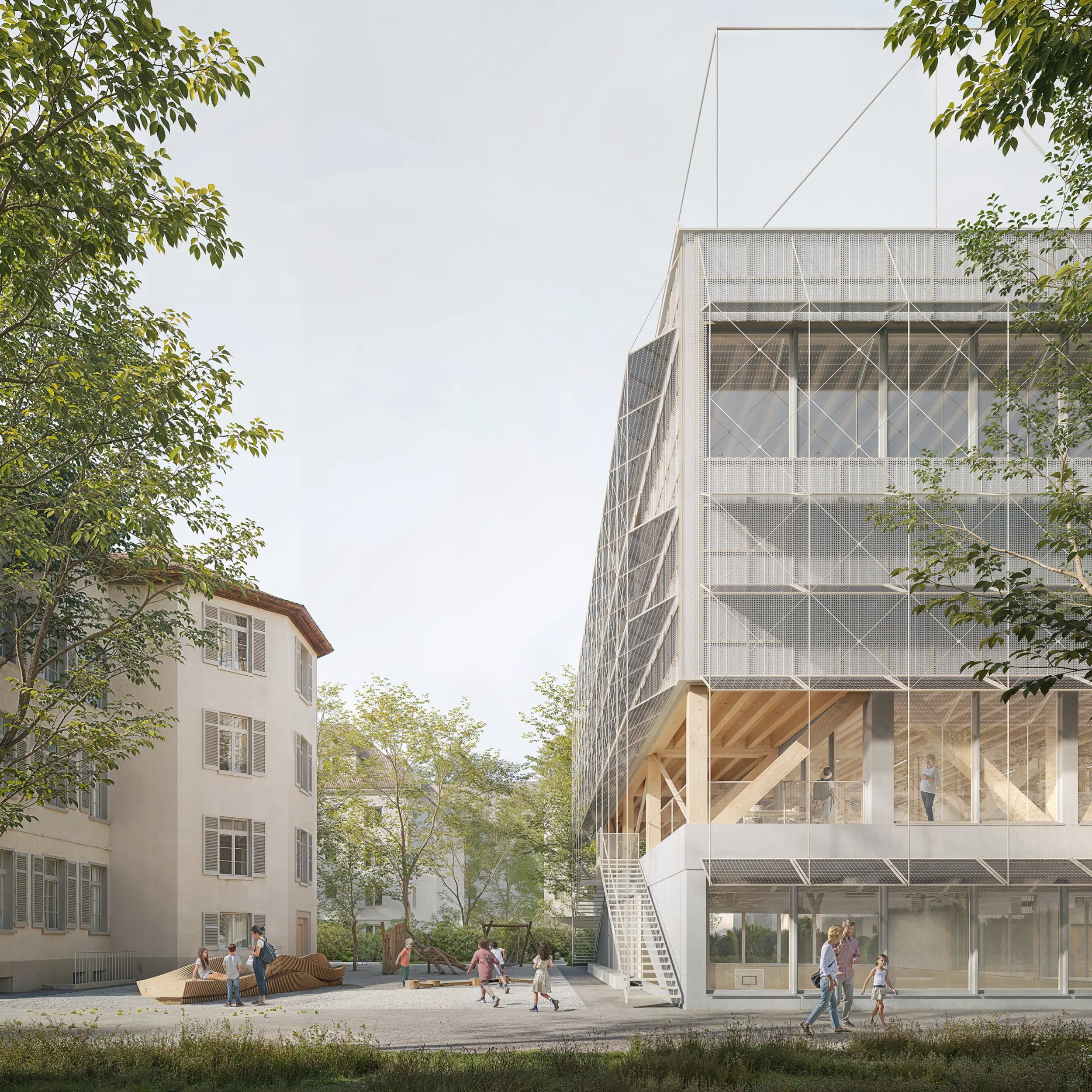 Studienauftrag Sporthalle Seefeld, Zürich