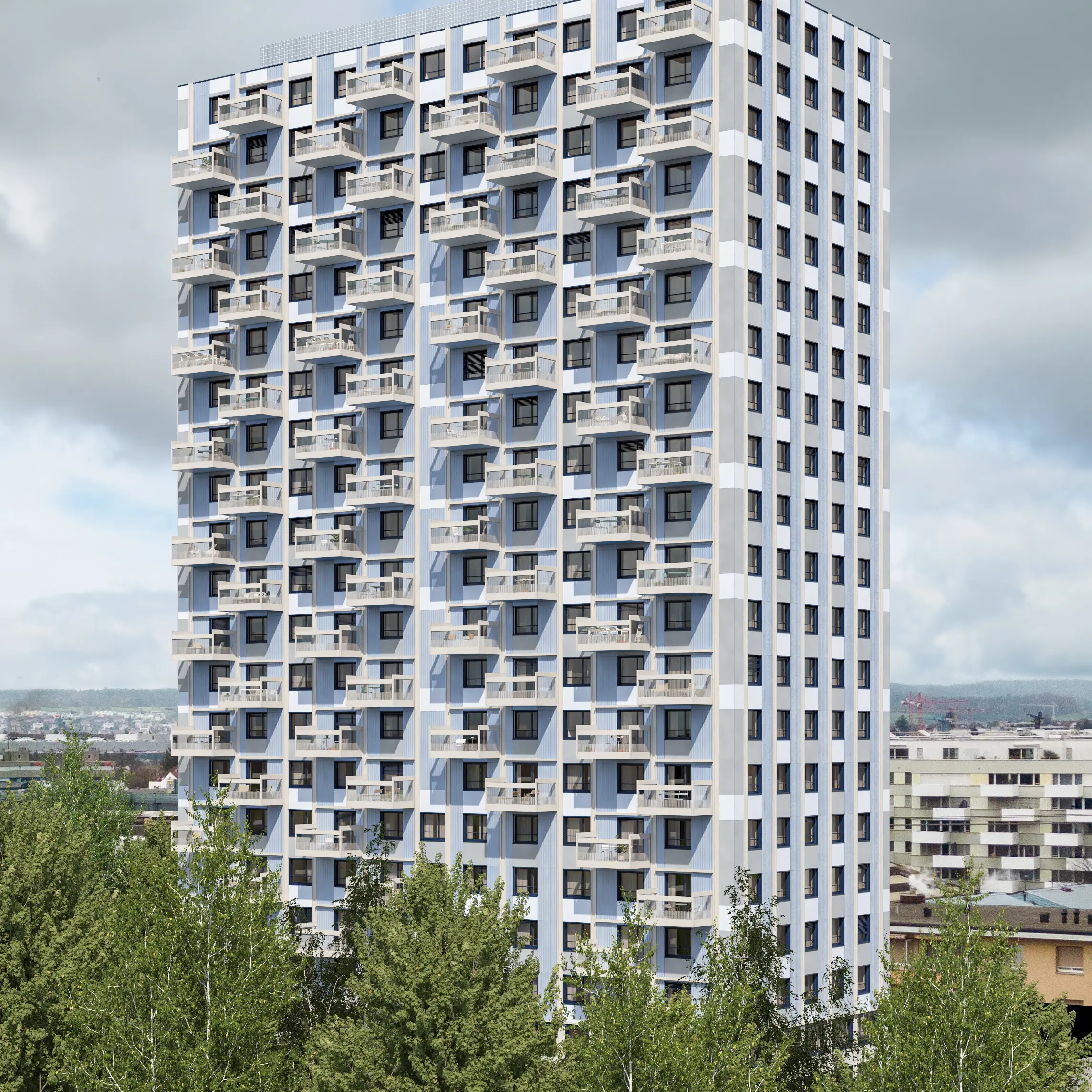 Wohnhochhaus Sky, Dübendorf