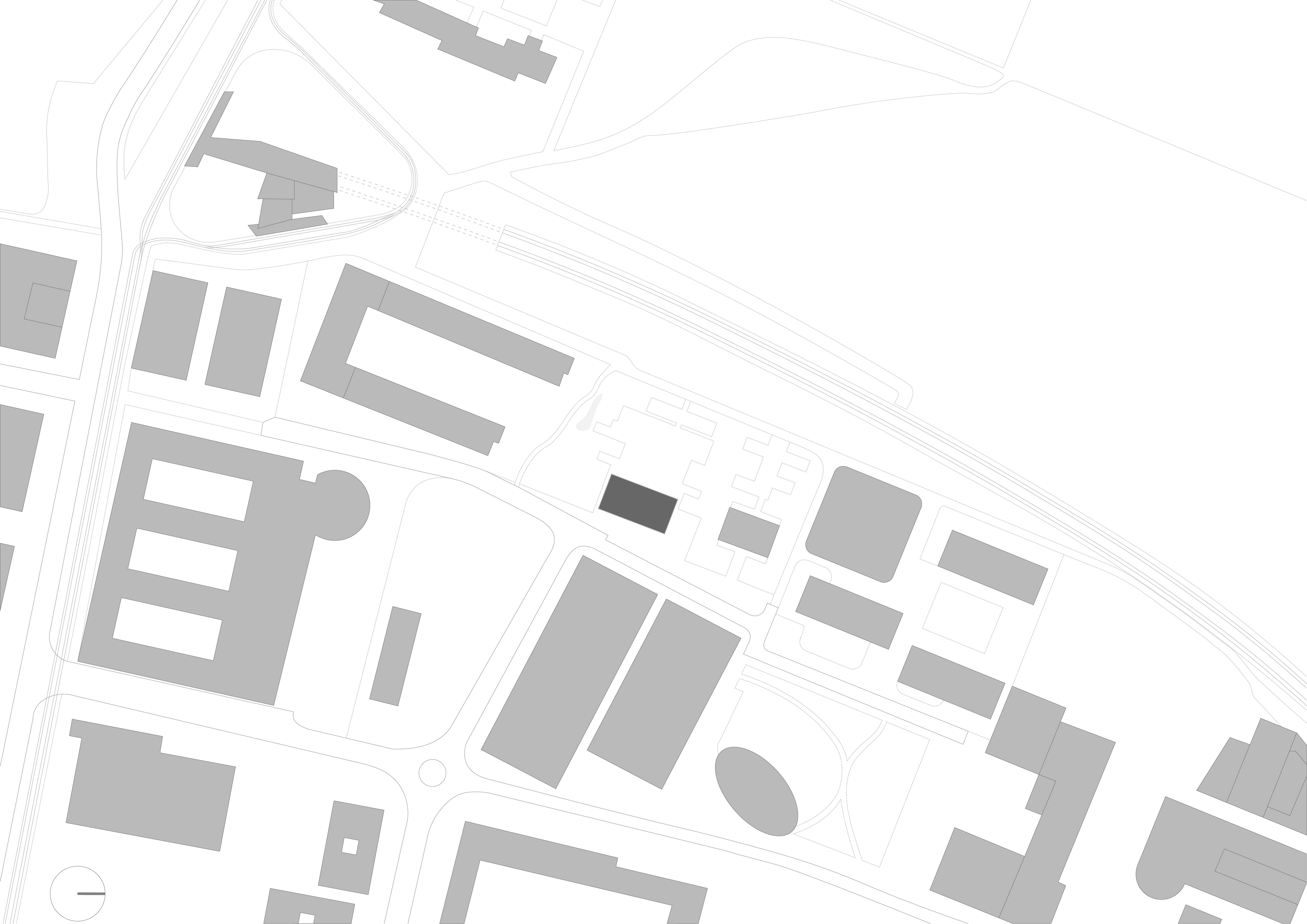 Situationsplan Wohnhochhaus Sky, Dübendorf, Stücheli Architekten AG