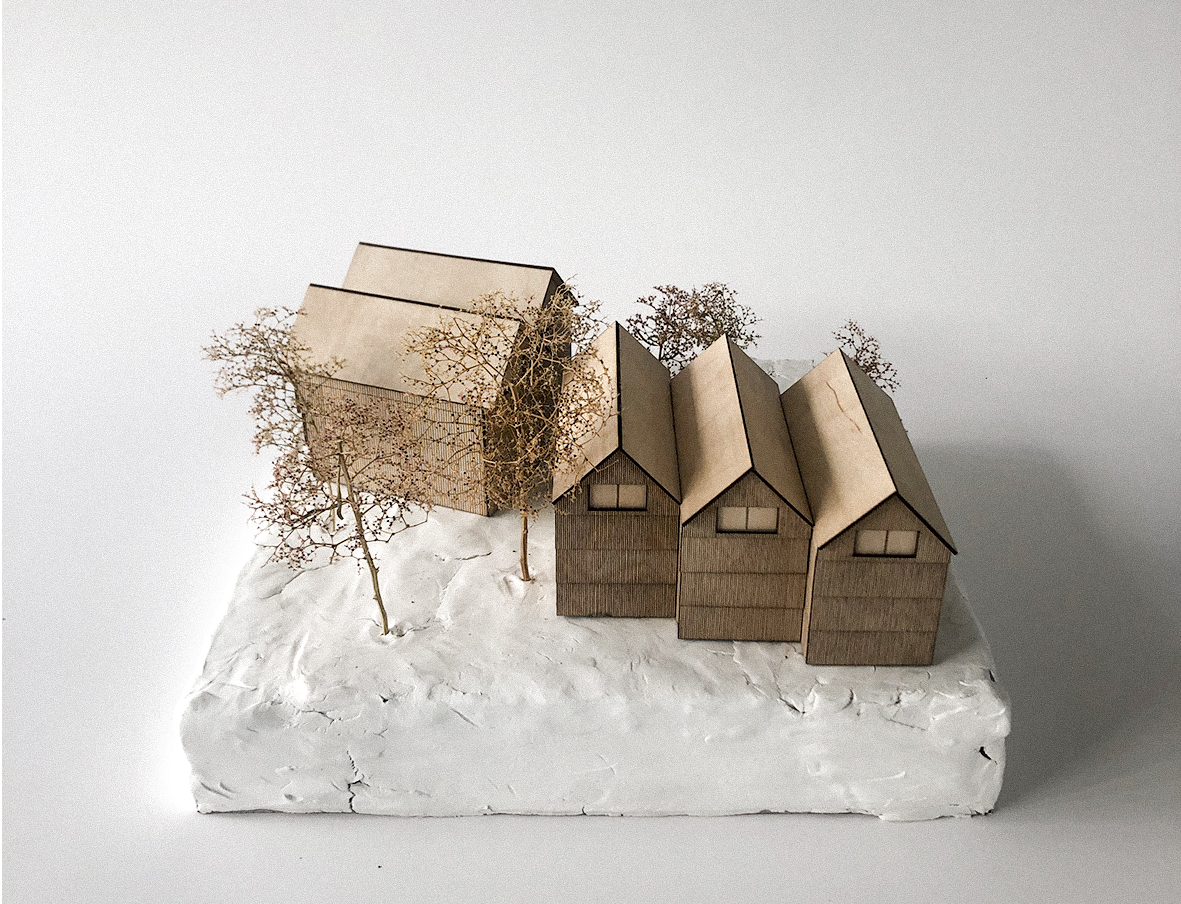 Model Wohnüberbauung Kellerrain, Obfelden Thomas Kubli von K.Atelier für Stücheli Architekten