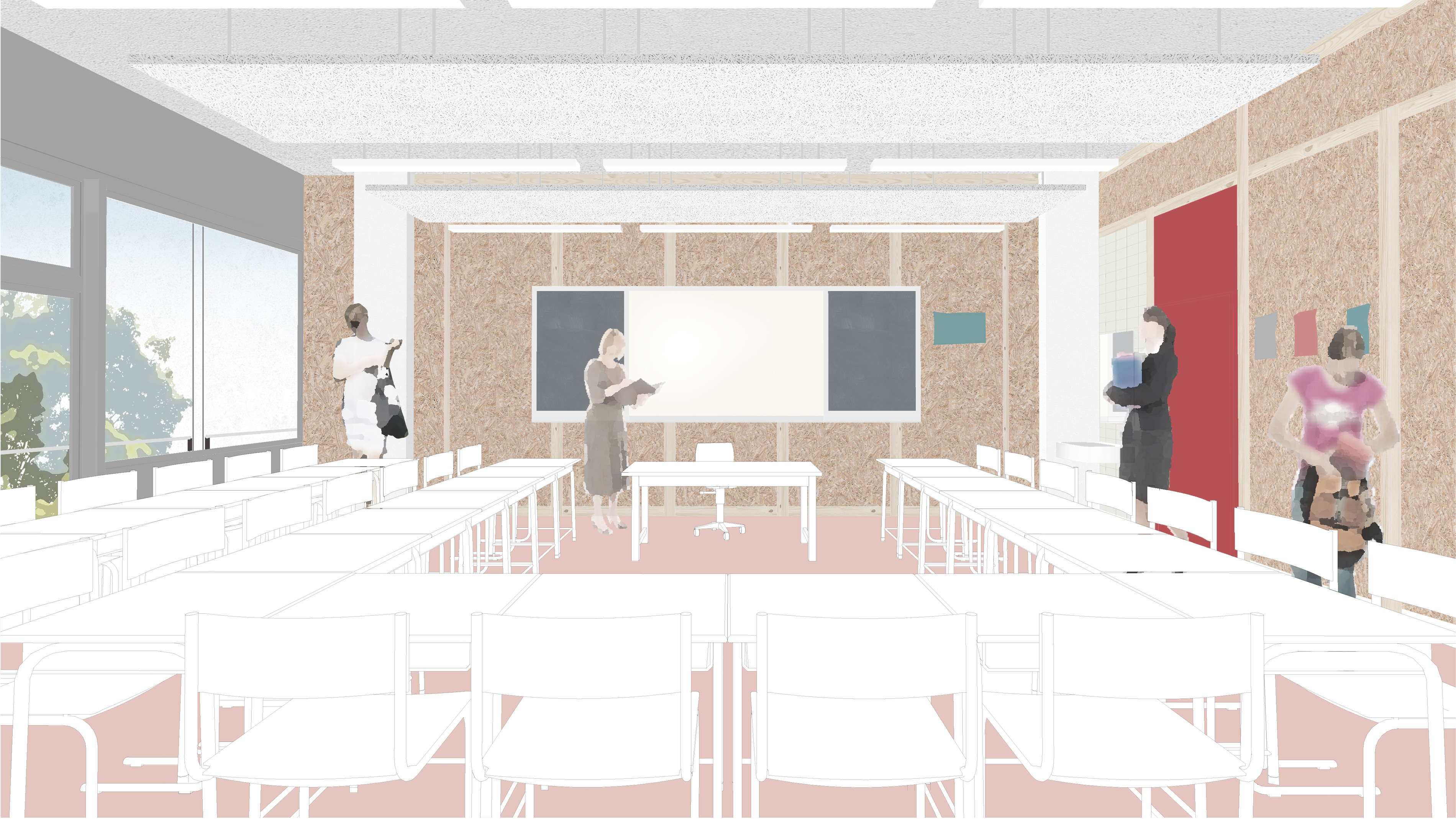 Zurich Architecture Stuecheli Campus Irchel Classroom