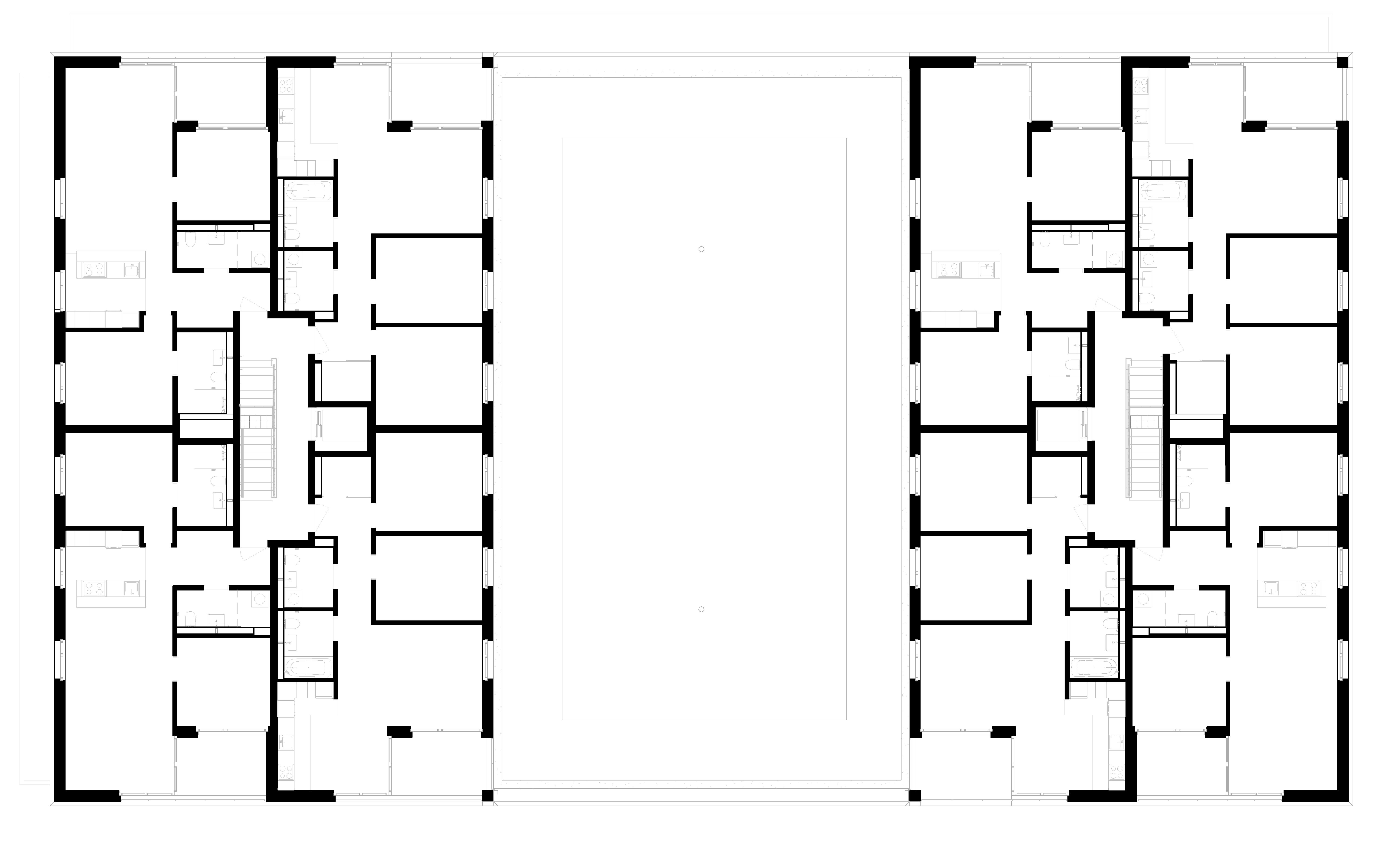 Grundriss OG Wohn- und Gewerbehaus Postareal Obfelden, Stücheli Architekten