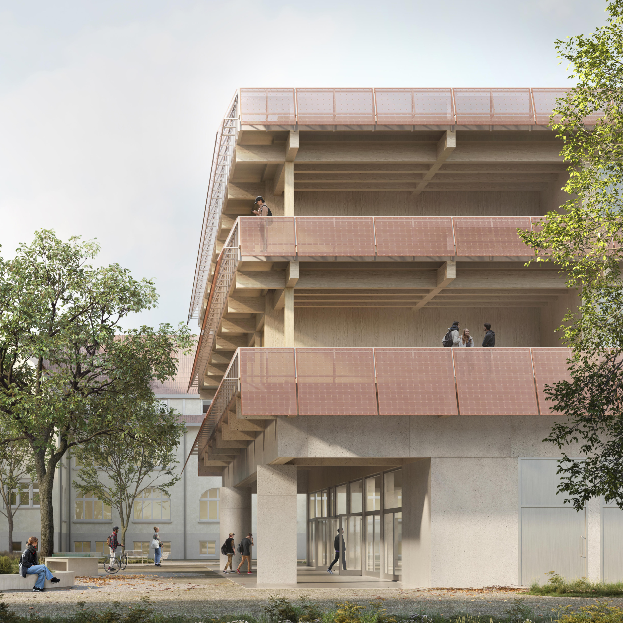 Study Burgerau school complex, Rapperswil-Jona