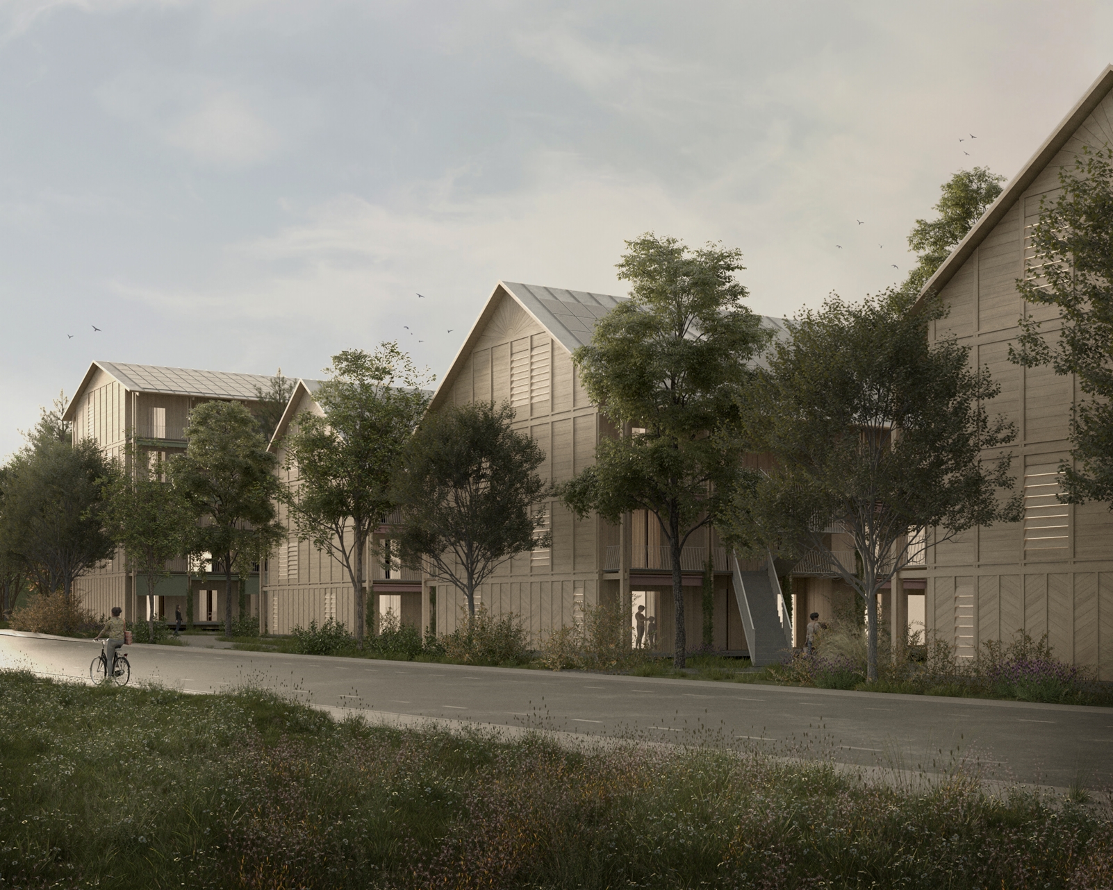 Visualisierung Wohnüberbauung Gubrist, Weiningen © Stücheli Architekten (3)